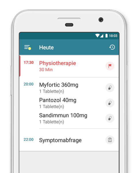 MyTherapy App unterstütz bei der Rheuma-Behandlung