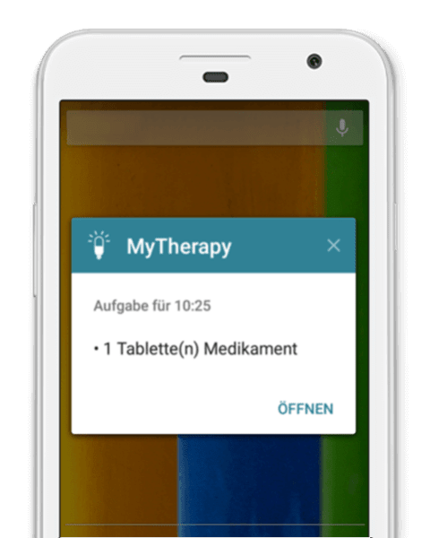 MyTherapy App Screenshot App für Epilepsie