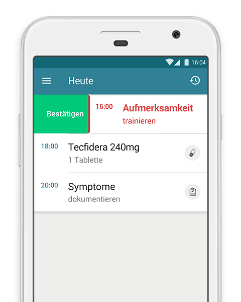 MyTherapy App für Menschen mit Multipler Sklerose