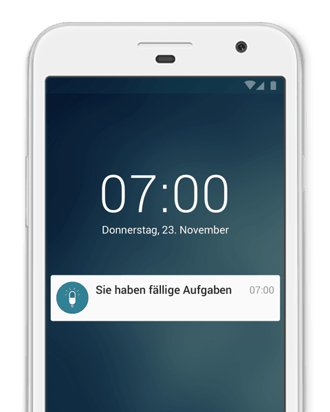 Diskrete Medikamentenerinnerung bei HIV