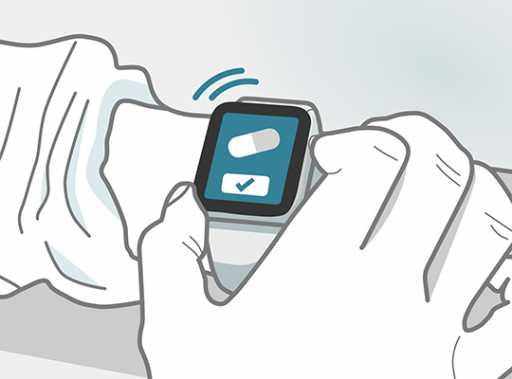 Smartwatch Tablettenerinnerung
