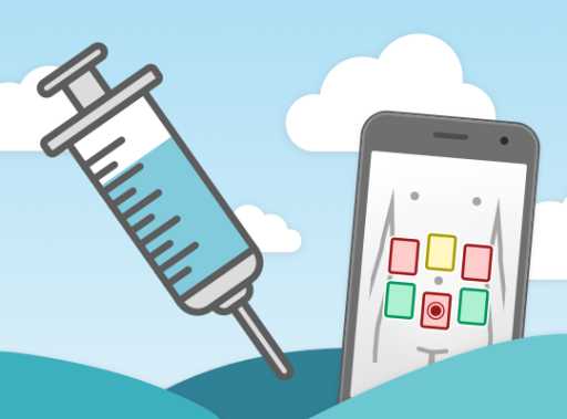 MyTherapy Med Reminder: Injection site tracker illustration