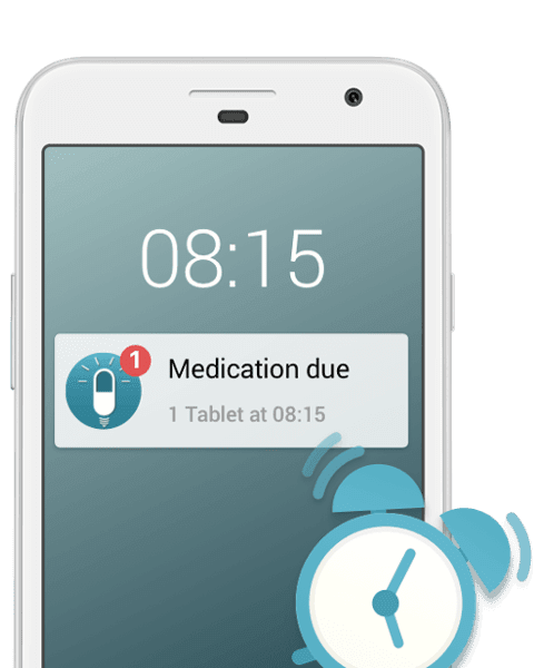 screenshot of MyTherapy medication reminder and health tracker app