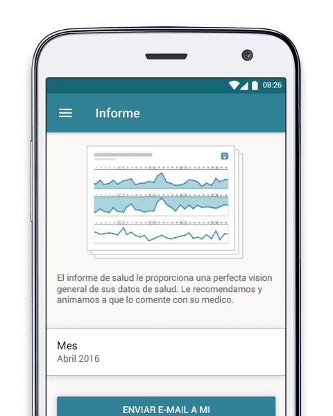 Diario de salud, síntomas e informe médico para personas que viven epilepsia