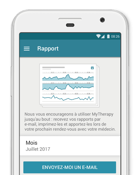 mytherapy journal pour psoriasis rappels traitement