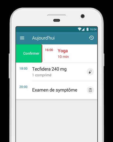 mytherapy, application de rappel de médicaments et de suivi du bien-être, réveil graphique